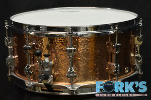 GMS Hand Hammered Copper 6.5x14 Snare Drum