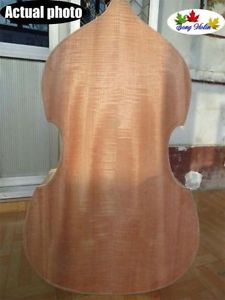 Hand carved white/unfinished 1/2 upright bass