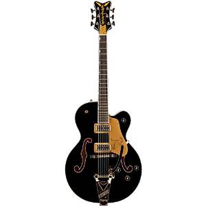 Gretsch G6139T-CB Black Falcon Center-Block LTD Single Cutaway - Black, Bigsby