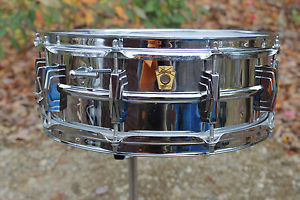 Vintage 1961-62 5" x14" Ludwig C.O.B. Superaphonic snare drum. NICE!