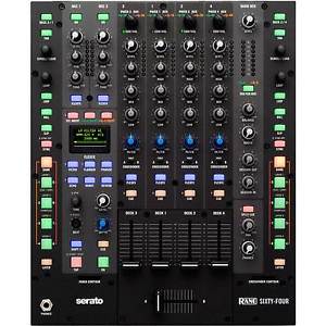 Rane Sixty-Four Four-Channel Premium Deejay Mixer 64 for use with Serato DJ