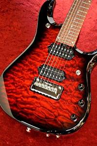 Free Shipping Music MAN John Petrucci BFR 7 Trans Ruby Burst Guitar