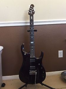 Ernie Ball Music Man John Petrucci 6 Electric Guitar Autographed Guitar and Case