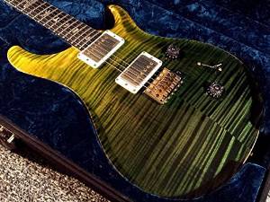 Free Shipping Used Paul Reed Smith(prs) Custom 24 Artist Package Green Fade