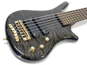 Used Warwick Custom Shop Thumb Bass BO 6st / Nirvana Black High Polish Electric