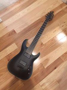 Schecter Blackjack ATX C-7  7 String Electric Guitar Aged Satin Black