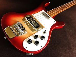 Free Shipping Used Rickenbacker 4001 V63 Fireglo Electric Bass