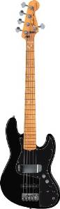 Fender Marcus Miller Jazz Bass Guitar V (Five String), Maple Fingerboard - Black