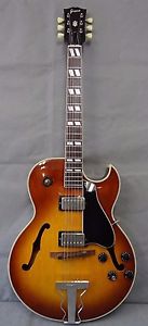 1991 GRECO FA-95 CLEAR SOUND PROJECT SEMI ACOUSTIC GUITAR SUNBURST HSC DOCS 175