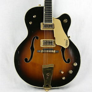 1964 Gretsch Country Club Sunburst 6192 Project w/ TV Jones Pups! White Falcon?