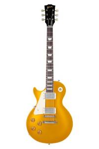 Gibson Custom Shop LPR73LHVODAGNH1 1957 Les Paul Goldtop VOS-2013 Left Handed Electric Guitar, Antique Gold