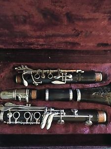 Selmer Omega wood Bb clarinet. New Pads Silver Keys. Shop Certified Tech Service