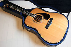 YAMAHA L-5, 1970s, VG Condition Vintage Japanese Guitar w/HC