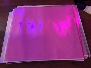 Large Lot of Theatrical Gel Sheets 136sht