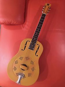 National Reso-Phonic Guitar: Beautiful New Triolian Polychrome Model HALF PRICE