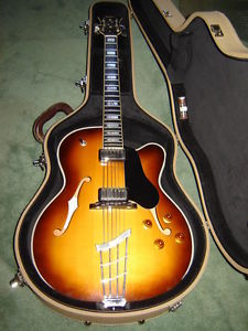 Hofner Thin President 2004 2 Tone Sunburst AWESOME JAZZ GUITAR