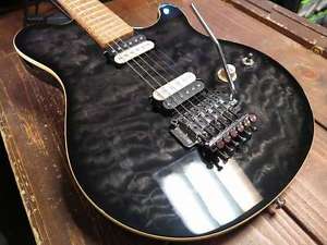 MUSICMAN AXIS BFR TRANS BLACK limited edition  hard case