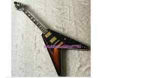 ELECTRIC GUITAR TOP QUALITY 6 STRING FLYING V CUSTOM MAHOGANY GUITARRA ELECTRICA