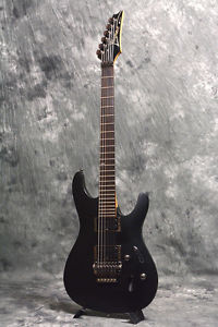 Ibanez S420 Weathered Black Electric Guitar w/SoftCase From Japan Used #U159