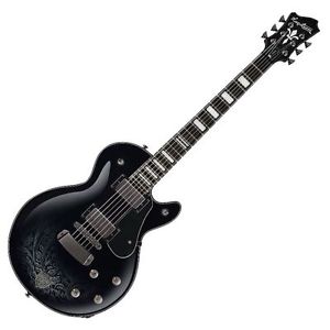 Hagstrom Swede Black Three Kings LTD