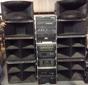 80's Peavey Classic Rock Audio System+Black Widow Equipped !!!"PICK-UP ONLY"!!!