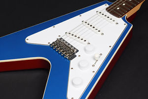 Psychederhythm Gibfendrix Brilliant Sky Metallc w/SoftCase From Japan Used #U155