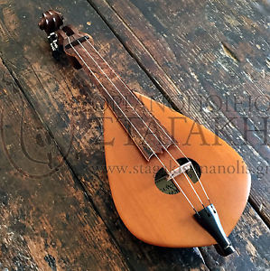 Cretan Lyra Lira with brown fingerboard handmade by Stagakis from Crete