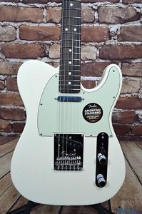 Fender LTD Edition American Standard Telecaster Painted Headstock Olympic White