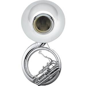 Jupiter 590 University Quad Series Brass 4-Valve BBb Sousaphone Silver