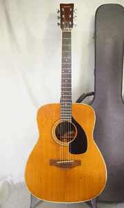 YAMAHA FG-180, 1965, VG Condition Very Rare Vintage Japanese Guitar w/HC