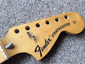 1976 Vintage Fender USA Maple Stratocaster Neck Strat Nice Played Condition 76