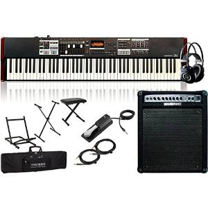 Hammond SK1-88 88-Key Pro Digital Keyboard/Organ with Keyboard Amp, Stand, Headphones, Bench & Sustain Pedal
