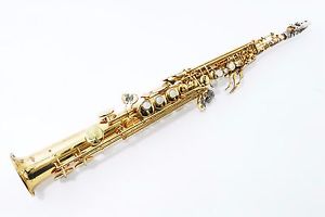 YAMAHA YSS-62 Soprano Sax SELMER  with ligature cap As Is Ref.No 121030　