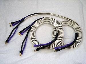 Analysis Plus Bi-Big Silver Oval Bi-Wired Speaker Cable (two 9 gauge runs) (Stereo Pair) 6 ft
