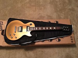 Gibson 2013 Les Paul Future Tribute Electric Guitar Gold Top/Dark Back Unplayed