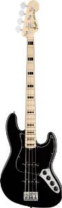 Fender American Deluxe Jazz Bass®, Black, Maple Fretboard
