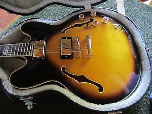 Epiphone SHERATON II VS Vintage Sunburst Finish - Korean - Hard Shell Case