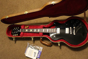 Gibson 2016 Les Paul Studio T Ebony With Chrome Hardware