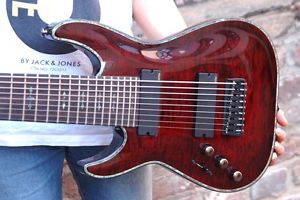 SCHECTER 9-STRING HELLRAISER LEFTY GUITAR C-9*EMG's*SUPER FAT SOUNDS*UVP=1499,-€