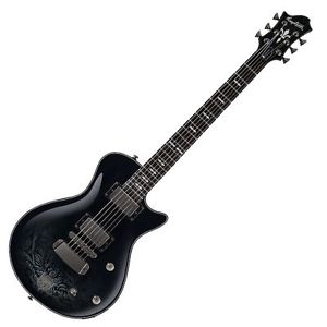 Hagstrom Ultra Swede Black Three Kings