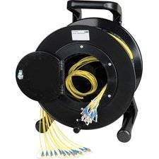 Camplex 8-Channel ST Single Mode Fiber Optic Tactical Snake on Reel 1000 Ft-by-Camplex