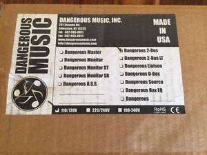 Dangerous Music 2 Bus Buss 16 Channel Summing Mixer New Unused Open Box