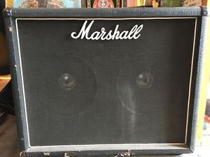 Vintage Marshall 212 2 x 12" Guitar Amp Speaker Cabinet Cab ENGLAND UK 1970s/80s