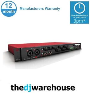 Focusrite Scarlett 18i20 (2nd Gen) Audio Interface, USB Soundcard, Free Software