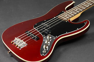 Fender Japan AJB Old Candy Apple Red Aerodyne Jazz Bass from Japan