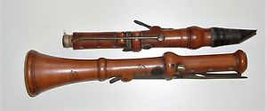 Antique J.H. Ebblewhite, 24 High St. Aldgate London Boxwood 6 keyed Clarinet