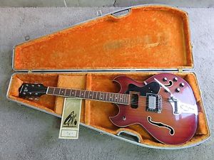 Vintage 1960s Goya Polytone Quadrant Control Rangemaster Rare Hybrid Guitar Rare