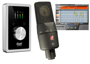Apogee Duet for iPad and Mac with SE Electronics X1 Microphone Bundle (NEW)