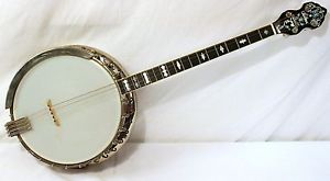 Vintage Bacon & Day (B&D) Silver Bell Tenor Banjo