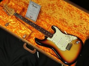 Fender Custom Shop 1960 Stratocaster NOS 3Tone Sunburst Electric Guitar JP F/S